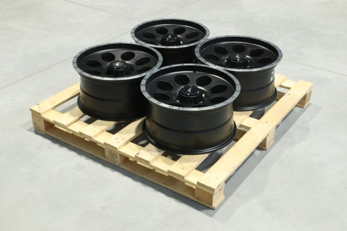 Set of JRX4 18X9 ET20 6x139,7 Matt Black w/ Machined Lip (1)