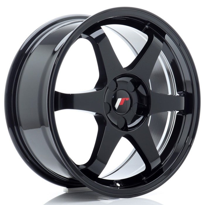 JR Wheels JR3 18x8 ET43 5x114,3 Gloss Black (1)
