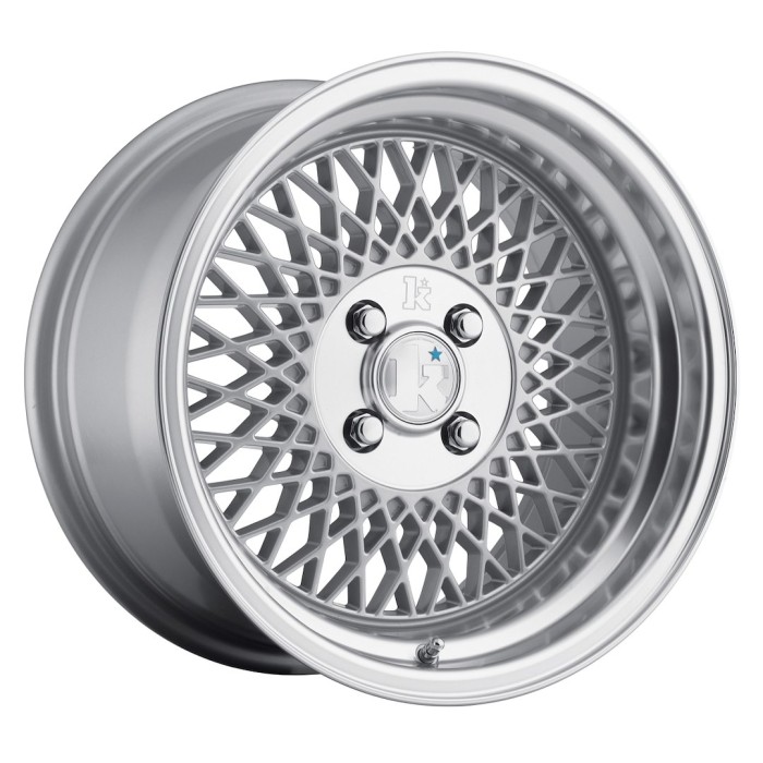 Klutch SL1 16x8 ET15 BLANK Silver w/ Machined Lip (1)