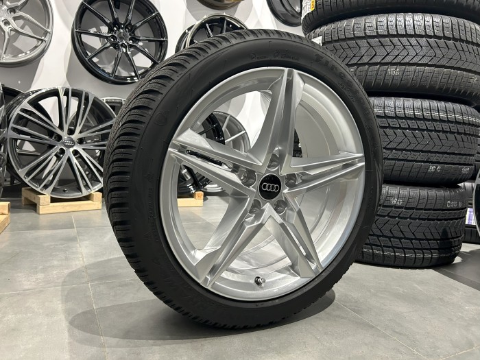 Oryginalne koła zimowe 18 5x112 ET40 Audi A4 B9 B8 (2)
