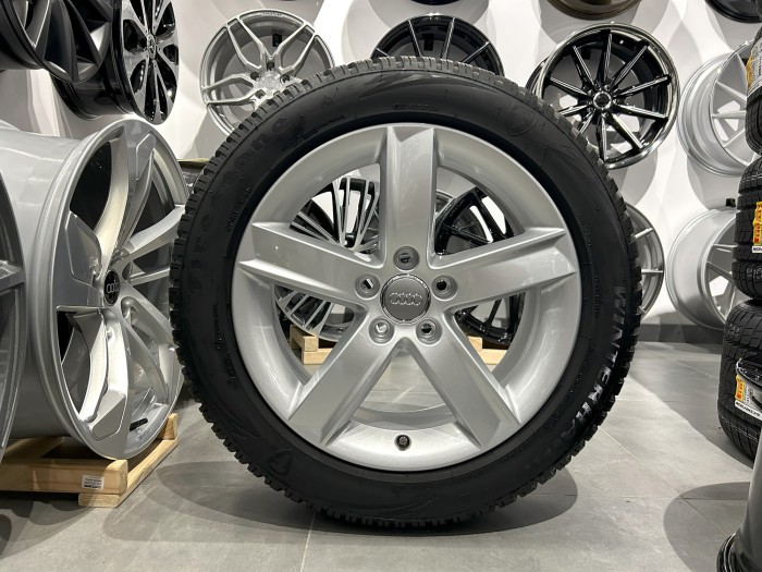 Oryginalne koła zimowe 17 5x112 ET46 Audi A4 B8 (1)