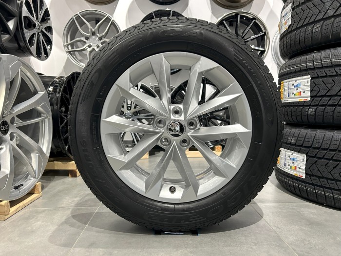 Oryginalne koła zimowe 16 5x100 Skoda Kamiq VW T-Cross Taigo (1)