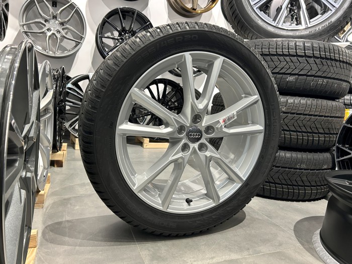 Oryginalne koła zimowe 20 5x112 ET39 Audi Q5 FY GU 255/45R20 Nokian (2)