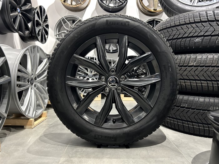 Oryginalne koła zimowe 18 5x112 VW Tiguan II III Skoda Kodiaq Audi Q3 Seat Tarraco (3)