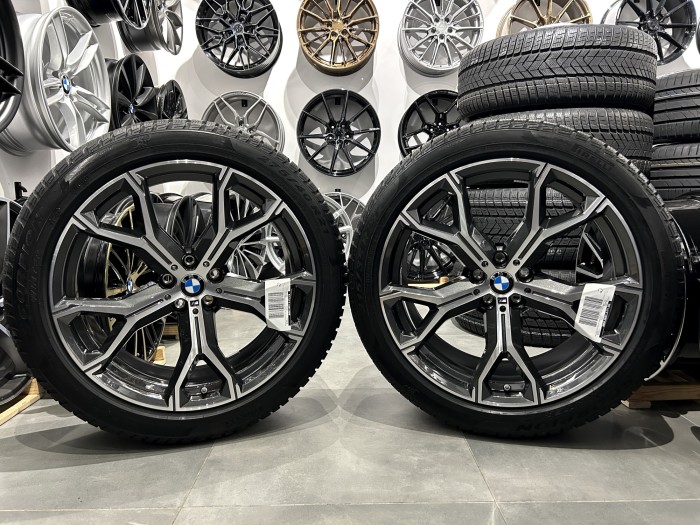Oryginalne koła zimowe 21 5x112 BMW X5 G05 G18 X6 G06 Pirelli RunFlat TPMS 8071998 / 8071999 (2)