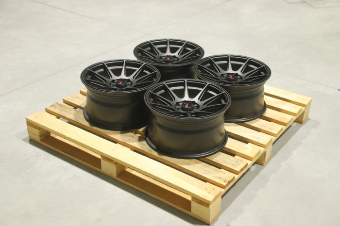 Set of JR11 16x8 ET25 4x100/114 Matt Black (1)