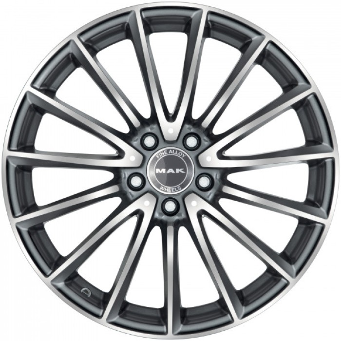 MAK KOMET 9X19 5X112 ET30/66.6 SZARY/POLER (1)