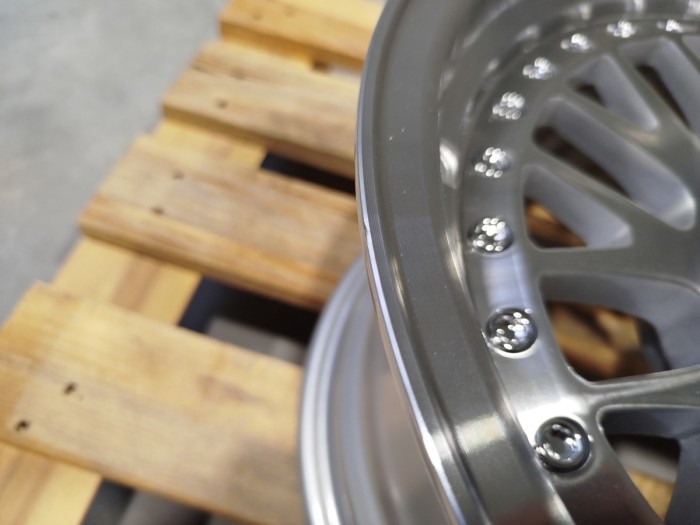 Set of JR10 15x8 ET20 + 15x9 ET0 4x108 Silver Machined Face (2)