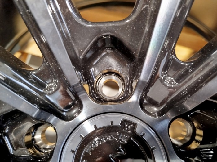 Set of CVR1 20x8,5 + 20x9,5 ET40 5x108 Double Tinted Black (2)