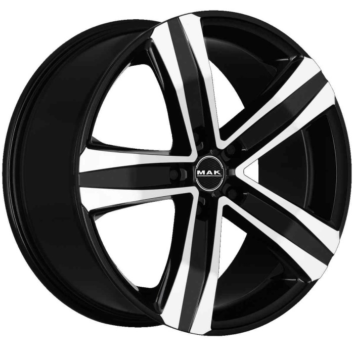MAK STONE5 6.5X16 5X114.3 ET45/66.1 CZARNY/POLER (2)