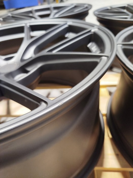 Set of SL01 19x9 ET32 + 19x10,5 ET38 5x114,3 Matt Gun Metal (2)