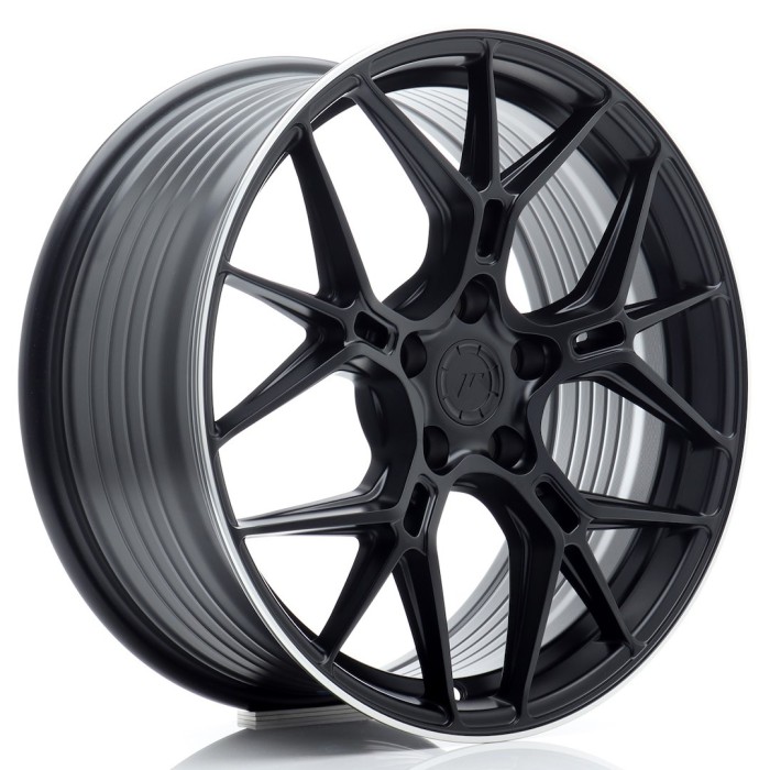 JR Wheels JR51 20x8,5 ET20-45 5H BLANK Satin Black w/ Machined Lip (1)