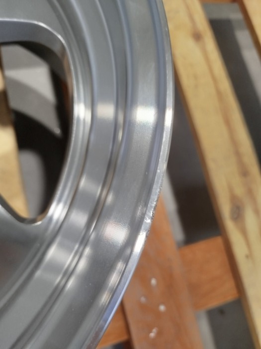 Set of JR15 17x9 ET25 5x100 Silver Machined Face (2)