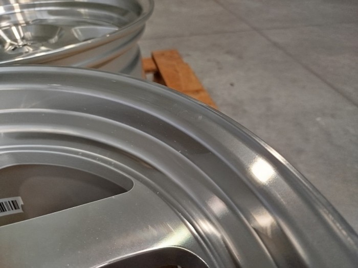 Set of JR15 17x9 ET25 5x100 Silver Machined Face (4)