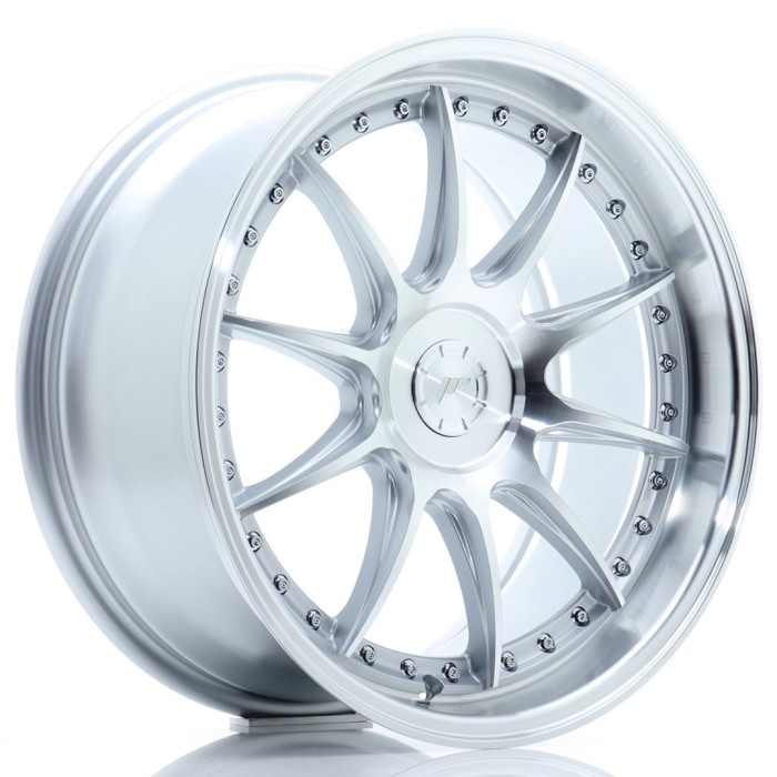 JR Wheels JR41 19x8,5 ET15-35 5H BLANK Silver Machined Face (1)