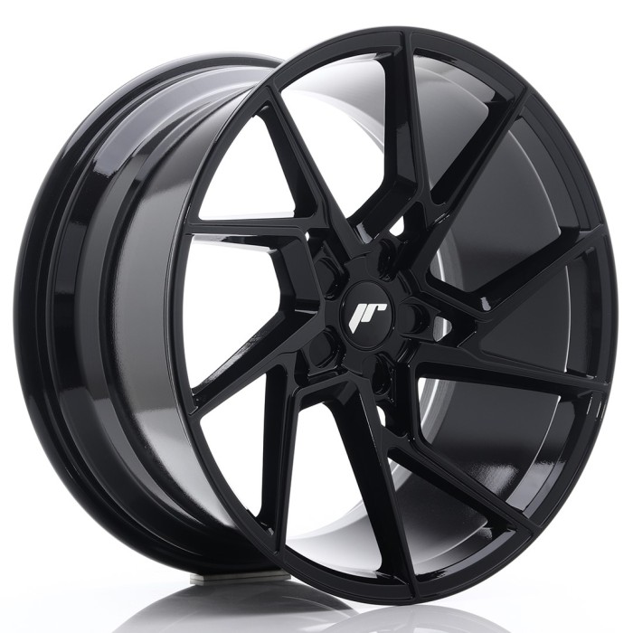 JR Wheels JR33 20x9 ET20-51 5H BLANK Gloss Black (1)