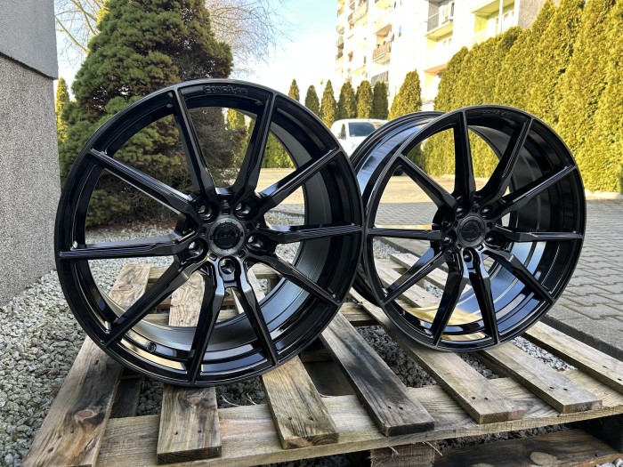 Set of CVR4 20x8.5 ET35 + 20x9 ET35 5x120 Double Tinted Black (3)