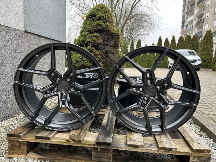 Set of CVR5 20x9 ET30 + 20x10 ET40 5x112 Carbon Graphite (3)