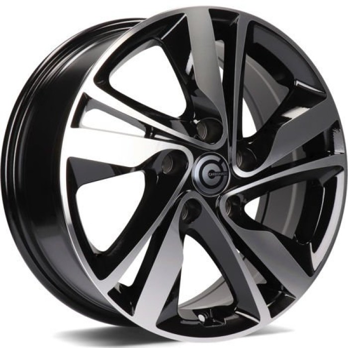 Carbonado Sunshine 16 5x114.3 ET40 73,1 BFP - Black Front Polished (1)
