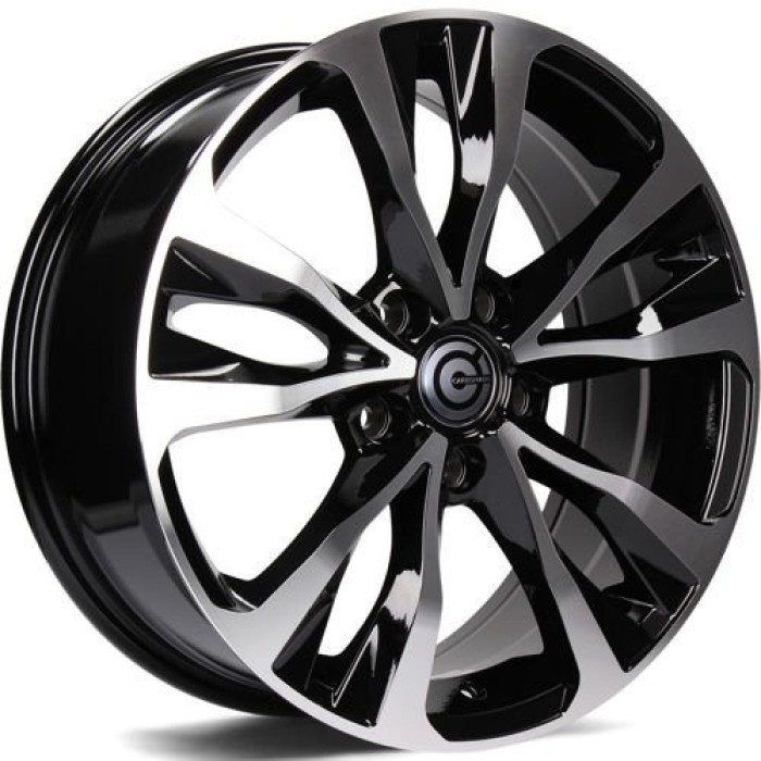 Carbonado Osaka 17 5x114.3 ET45 73,1 BFP - Black Front Polished (1)