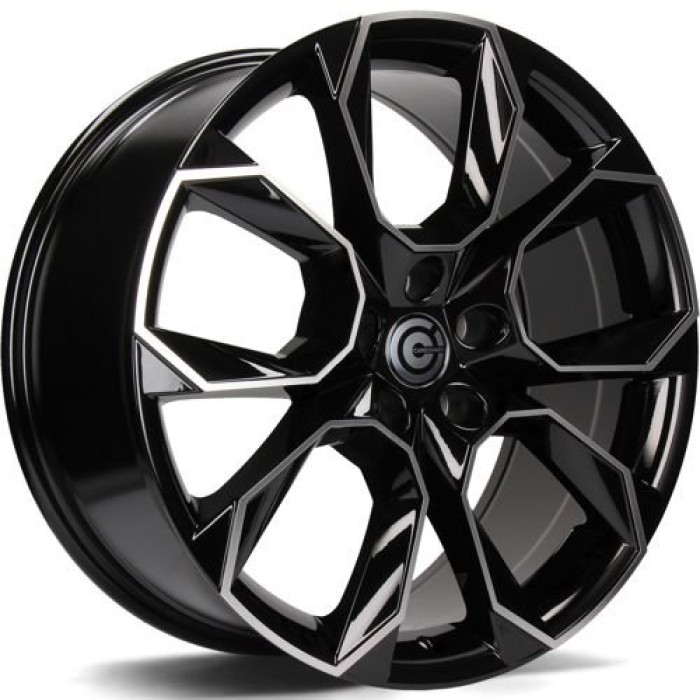 Carbonado Beast 17 5x112 ET43 57,1 BFP - Black Front Polished (1)