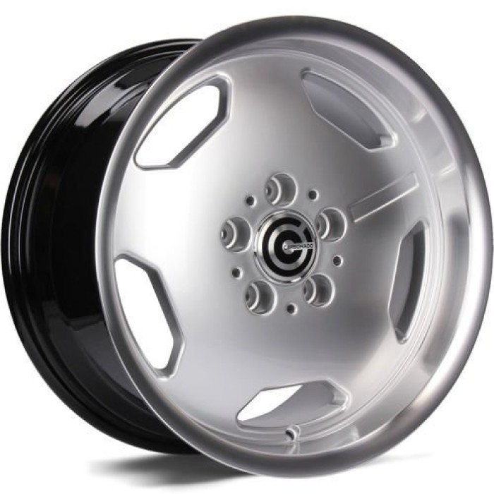 Carbonado Retro 17 5x112 ET35 66,5 DHSLP - Diamond Hyper Silver Lip Polished (1)