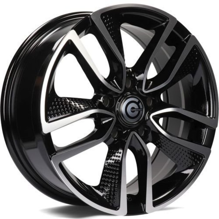Carbonado Force 15 5x114.3 ET38 73,1 BFP - Black Front Polished (1)