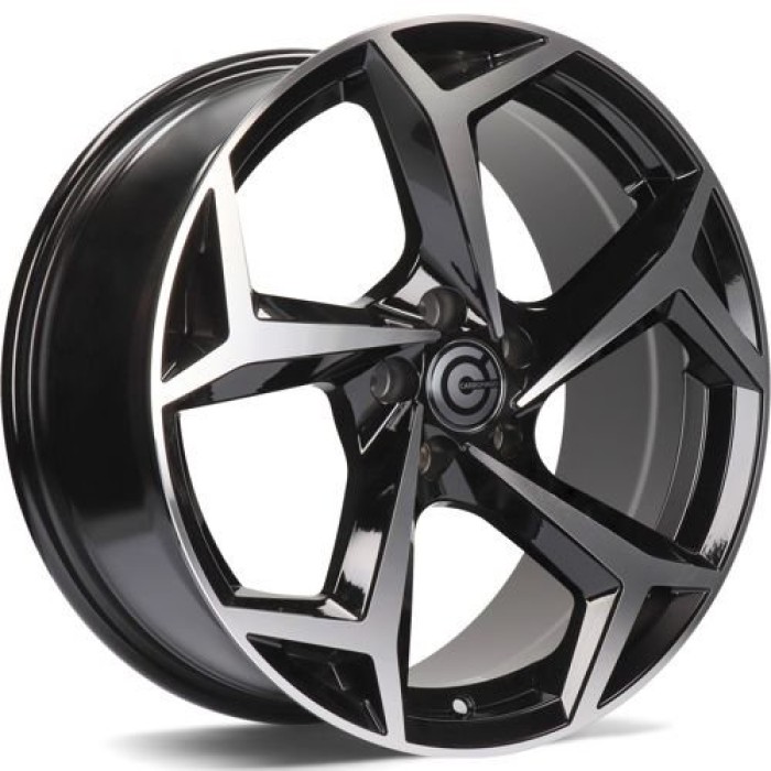 Carbonado Tropico 17 5x100 ET40 57,1 BFP - Black Front Polished (1)