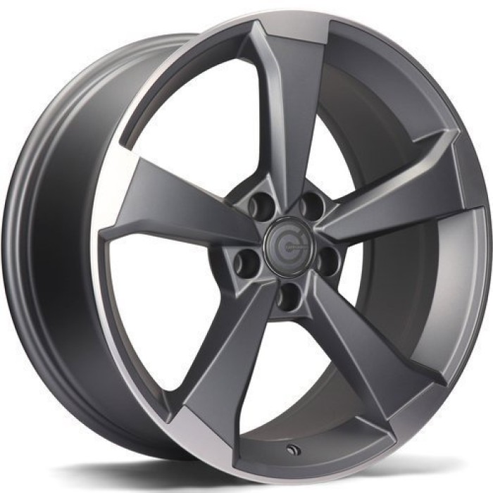 Carbonado Twister 19 5x112 ET30 66,5 MAFP - Matt Anthracite Front Polished (1)