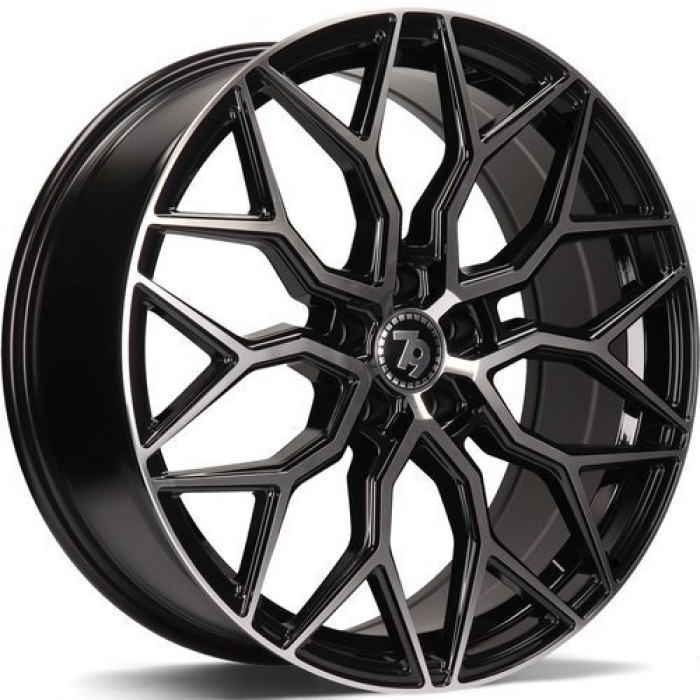 seventy9 SV-K 20 5x112 ET30 66,5 BFP - Black Front Polished (1)