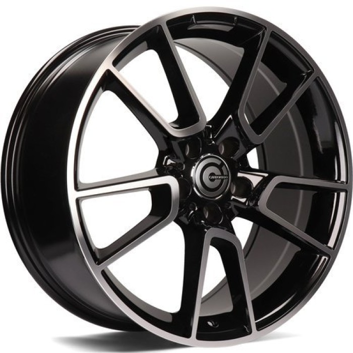 Carbonado Excellent 19 5x112 ET45 66,5 BFP - Black Front Polished (1)