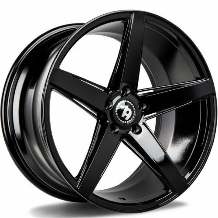 seventy9 SV-N 19 5x112 ET35 66,5 BG - Black Glossy (1)