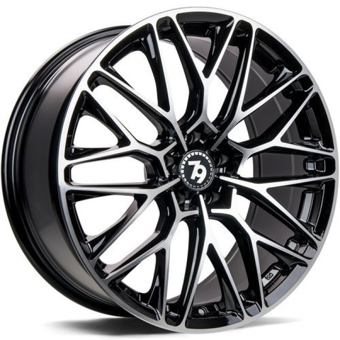 seventy9 SV-P 19 5x112 ET30 66,5 BFP - Black Front Polished (1)
