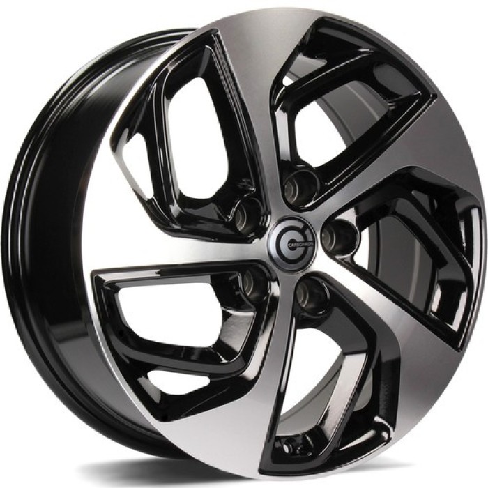 Carbonado Pacific 18 5x114.3 ET45 73,1 BFP - Black Front Polished (1)