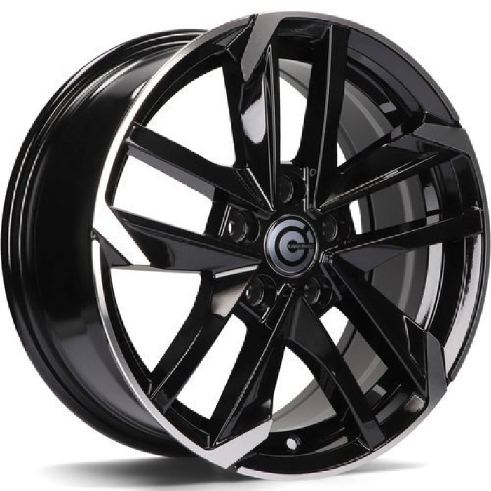 Carbonado Rennes 17 5x108 ET45 65,1 BFP - Black Front Polished (1)