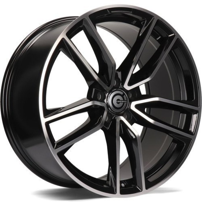 Carbonado Invention 21 5x112 ET49 66,5 BFP - Black Front Polished (1)