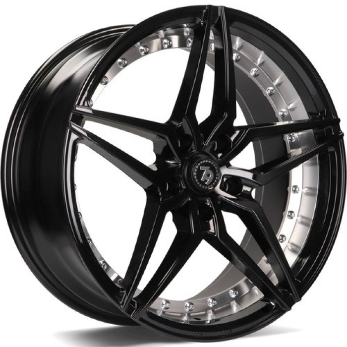 seventy9 SV-AR 19 5x120 ET35 74,1 BGIP - Black Glossy Inner Polished (1)