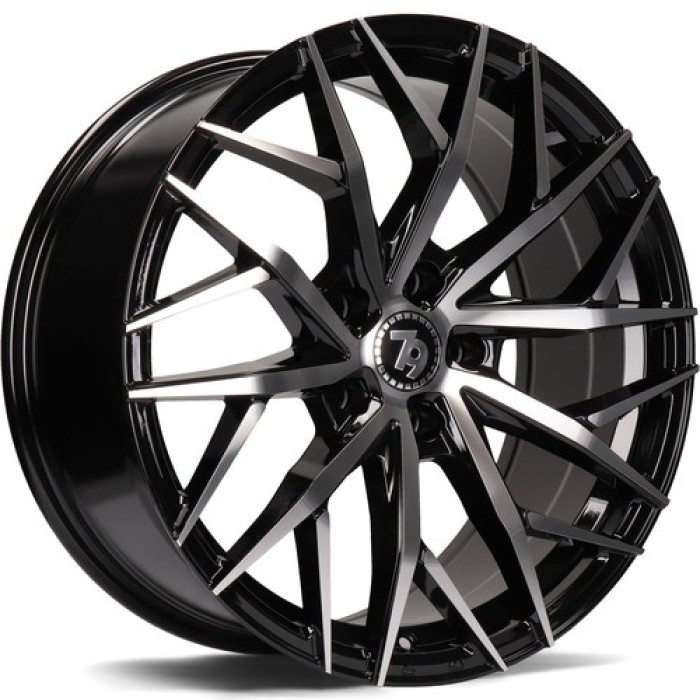 seventy9 SV-C 18 5x100 ET40 73,1 BFP - Black Front Polished (1)