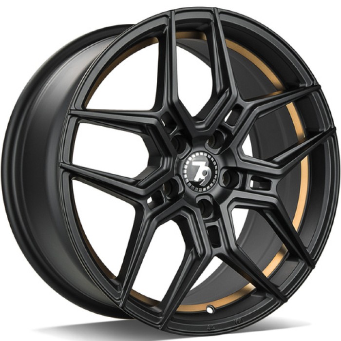 seventy9 SV-B 18 5x120 ET35 72,6 BGGIL - Black Matt Gold Inner Lip (1)