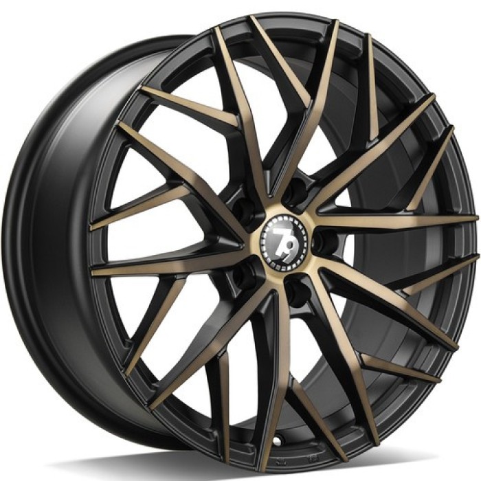 seventy9 SV-C 18 5x112 ET30 66,5 BGGF - Black Glossy Gold Front (1)