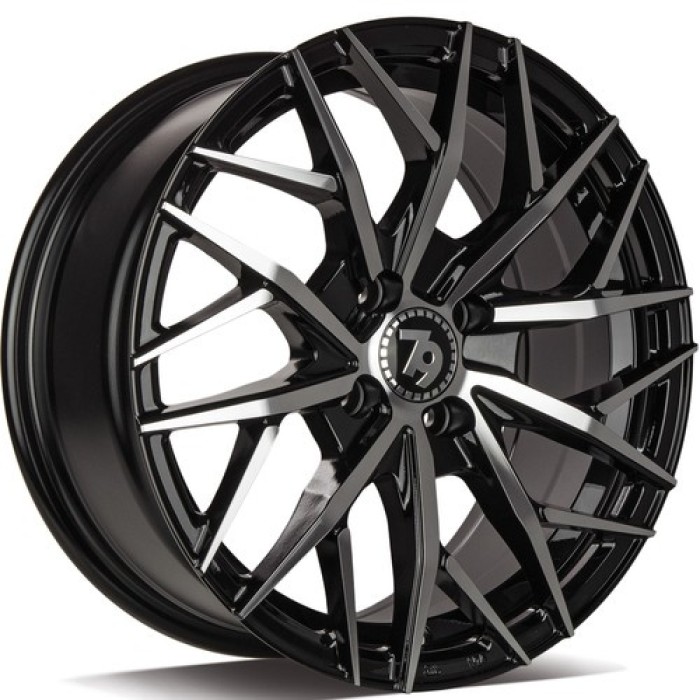 seventy9 SV-C 16 4x100 ET38 67,1 BFP - Black Front Polished (1)