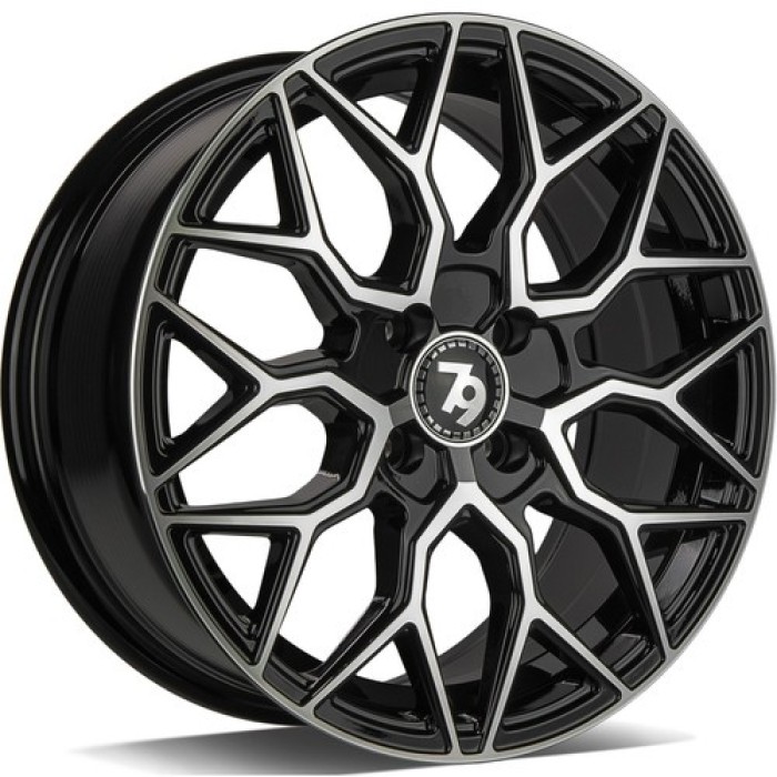 seventy9 SV-K 16 4x100 ET38 67,1 BFP - Black Front Polished (1)