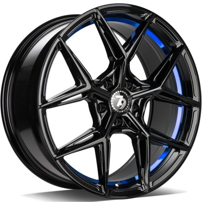 seventy9 SCF-B 19 5x120 ET30 72,6 BGBIL - Black Glossy Blue Inner Lip (1)