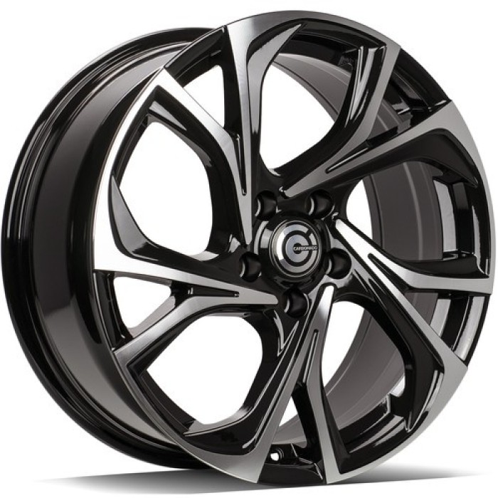 Carbonado Tokio 18 5x114.3 ET40 73,1 BFP - Black Front Polished (1)