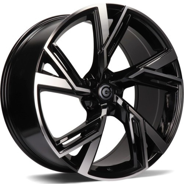 Carbonado Rich 18 5x112 ET45 66,5 BFP - Black Front Polished (1)