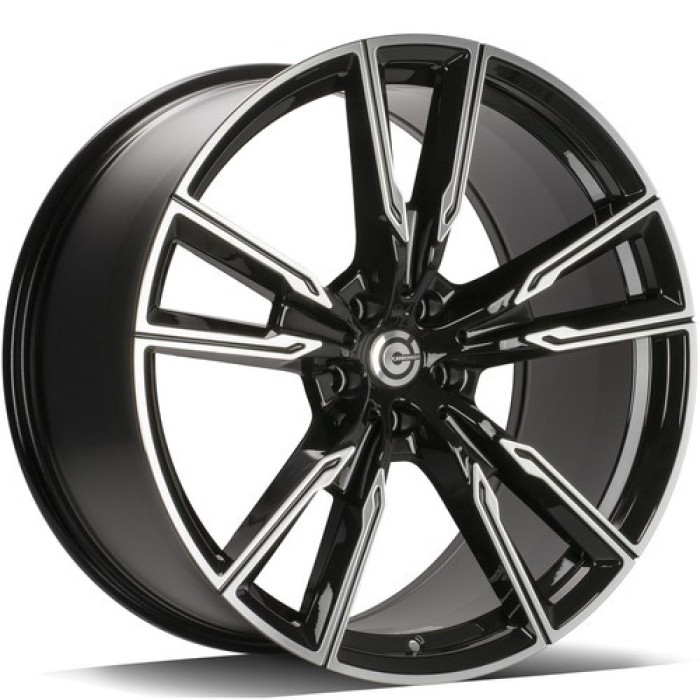 Carbonado Independence 21 5x112 ET40 66,5 BFP - Black Front Polished (1)
