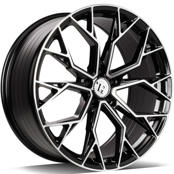 seventy9 SCF-H 21 5x112 ET25 66,5 BFP - Black Front Polished (1)