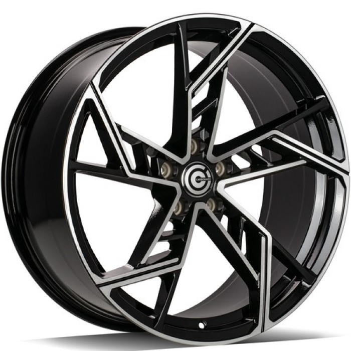 Carbonado Evil 20 5x112 ET30 66,5 BFP - Black Front Polished (1)