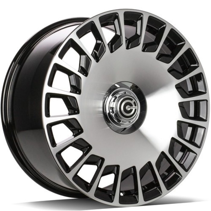 Carbonado Rebellion 19 5x112 ET35 66,5 BFP - Black Front Polished (1)
