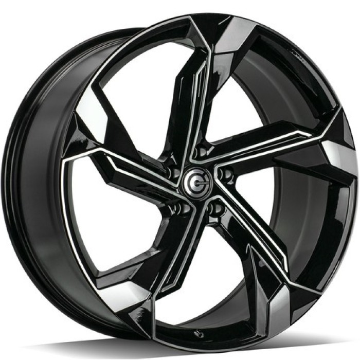 Carbonado Superstar 22 5x112 ET20 66,5 BFP - Black Front Polished (1)